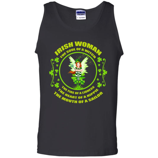 Irish Woman The Soul Of A Witch The Fire Of A Lioness The Heart Of A Hippie The Mouth Of A Sailor Black