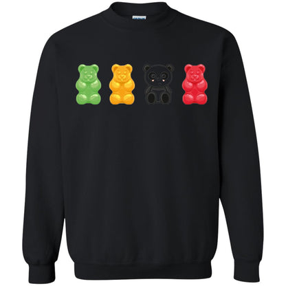 Bear Lover T-shirt Cute Panda Candy Bear Black
