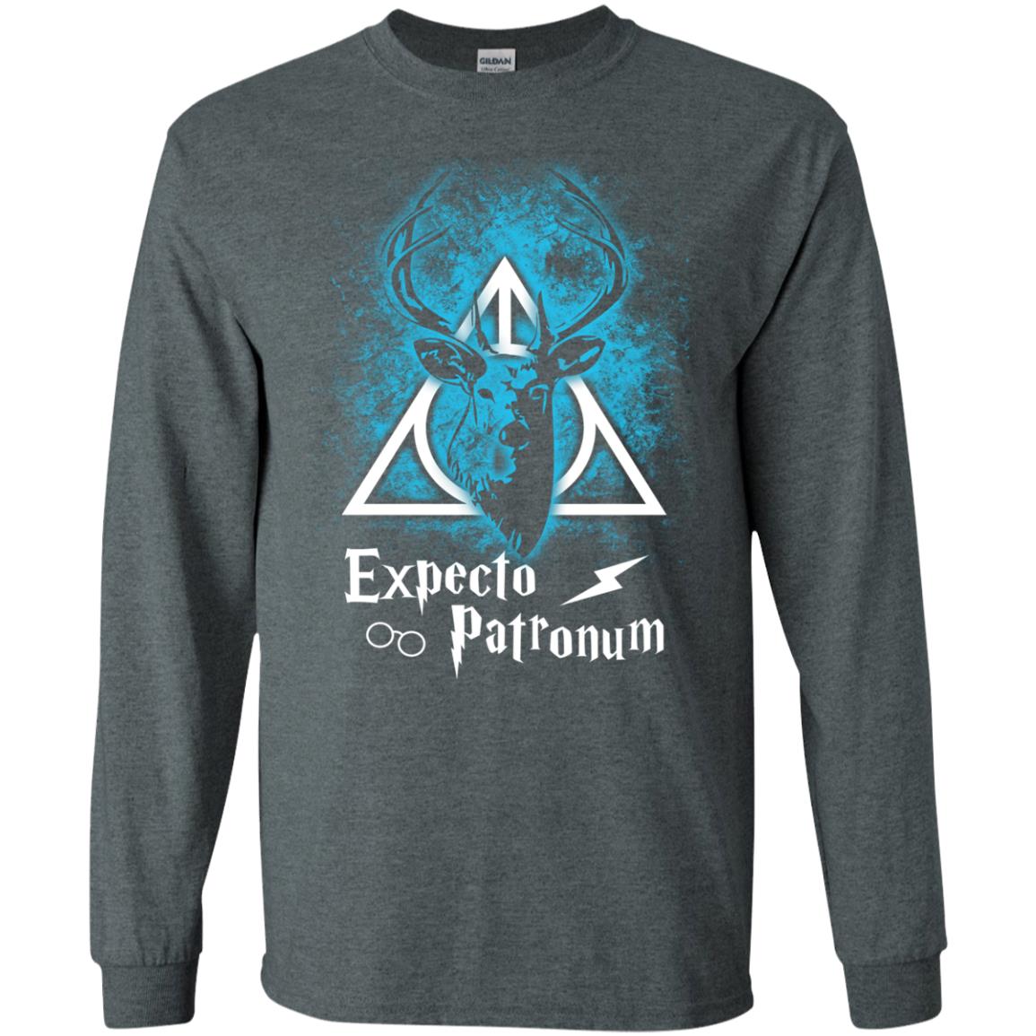 Expecto Patronum Harry Potter Fan T-shirtG240 Gildan LS Ultra Cotton T-Shirt