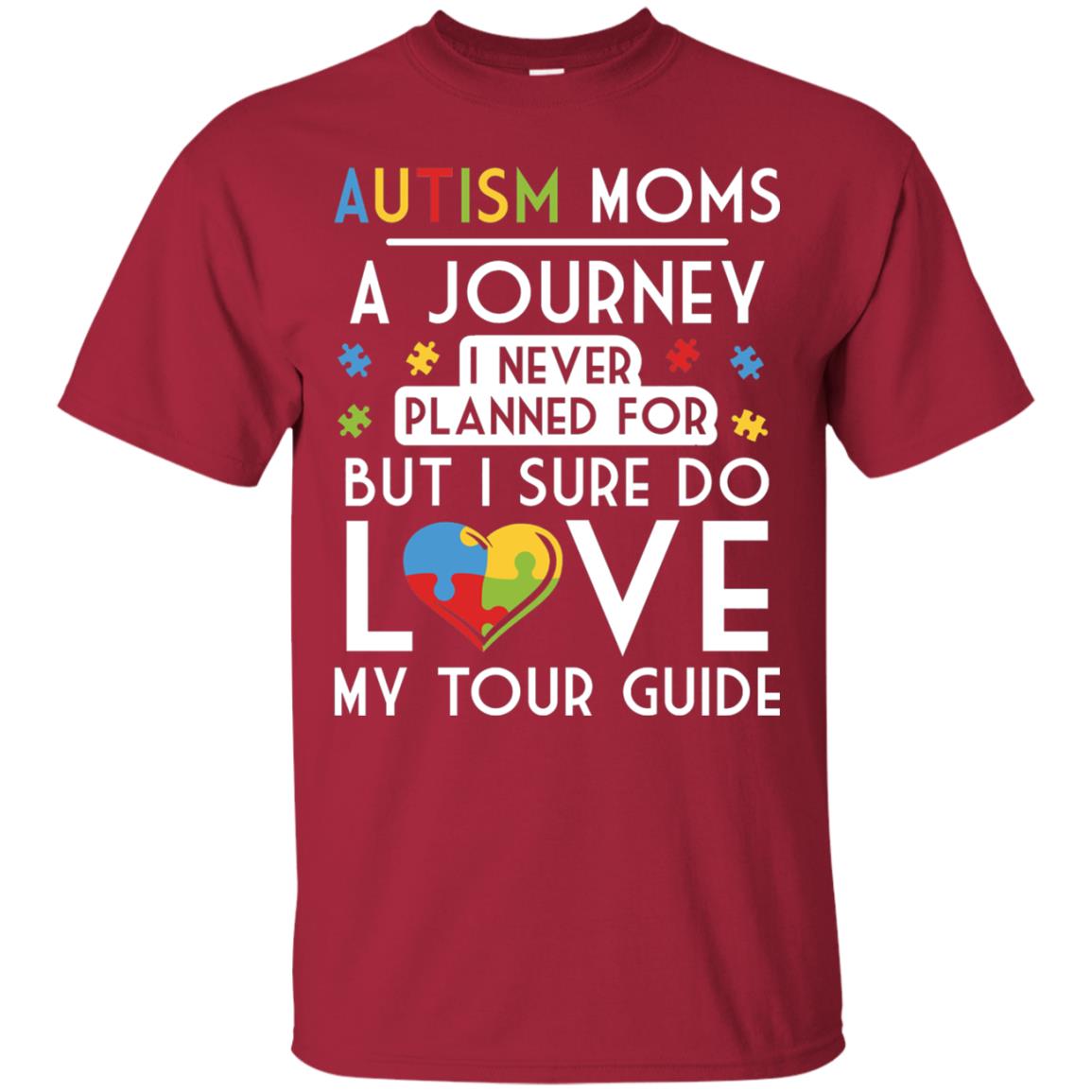 Autism Mom Shirt Autism Mom A Journey Of Love Cardinal