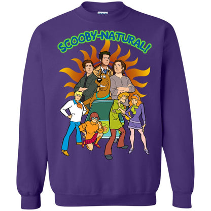 Scooby Natural Mystery Team Cartoon Shirt Purple