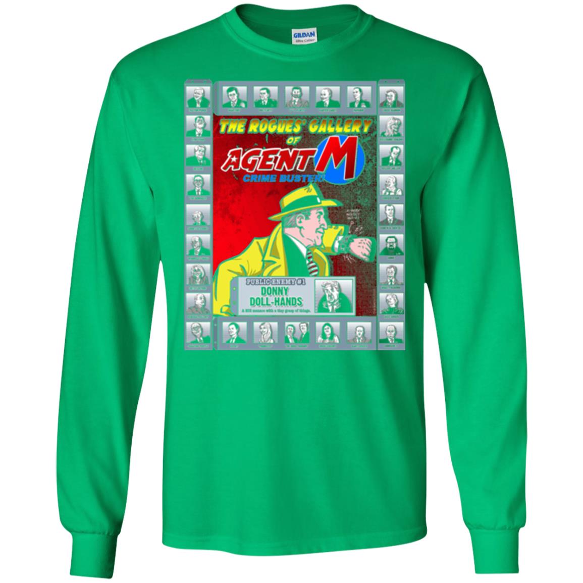 The Rogues' Gallery Of Agent M T-shirt Irish Green