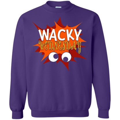Wacky Wednesday Googly Eyes Silly T-shirt Purple