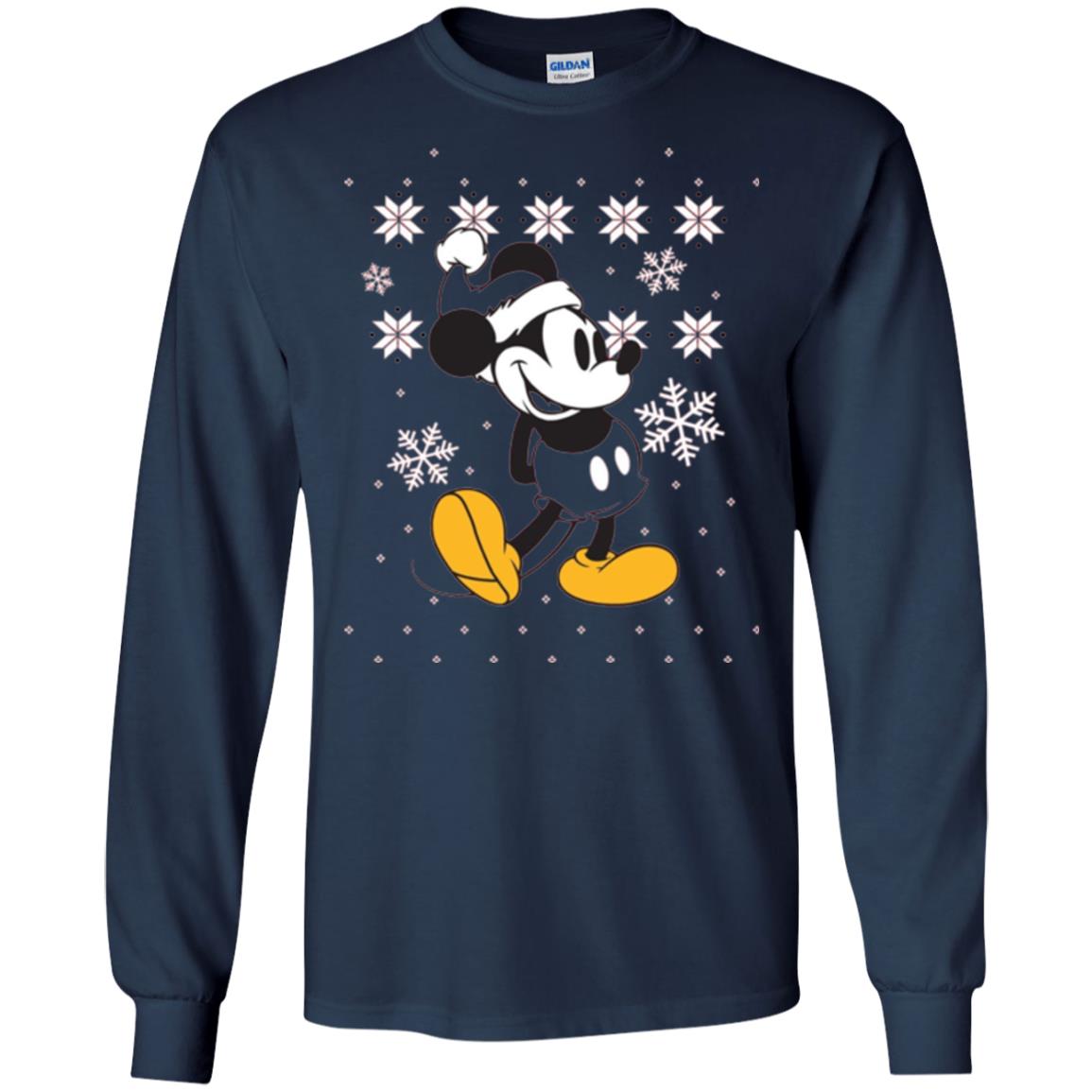 Christmas T-shirt Disney Mickey Mouse Navy