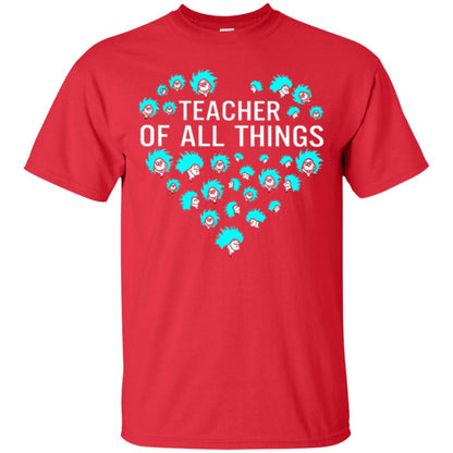 Teacher Of All Thing T-shirt Red