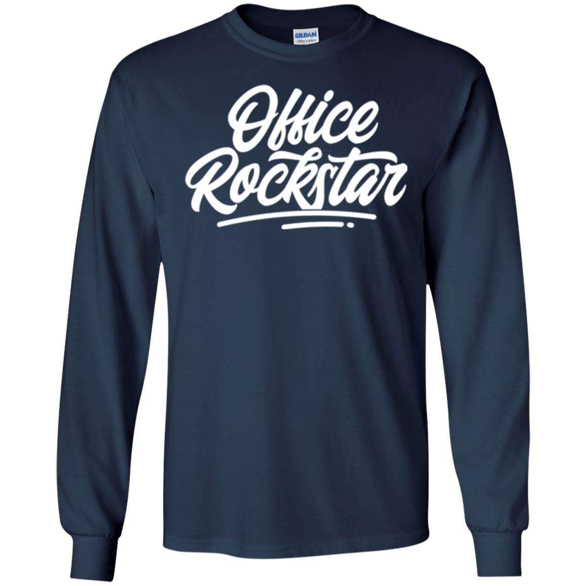 Office Rockstar T-shirt Administrative Professionals Day Navy