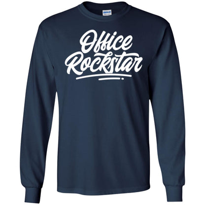 Office Rockstar T-shirt Administrative Professionals Day Navy