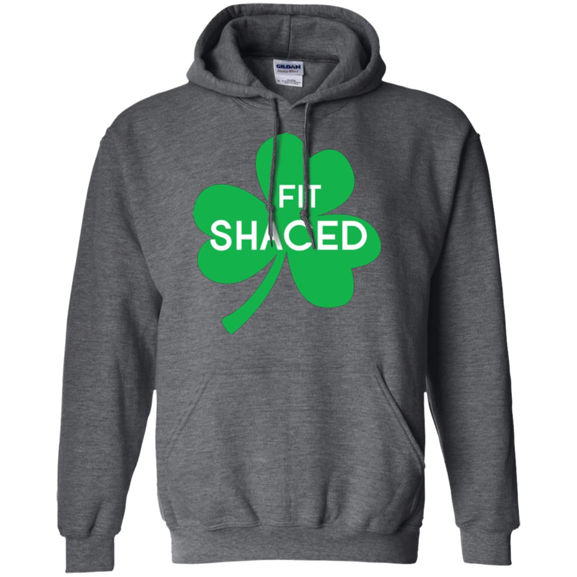Saint Patrick's Day T-shirt Shamrocks Fit Shaced Dark Heather