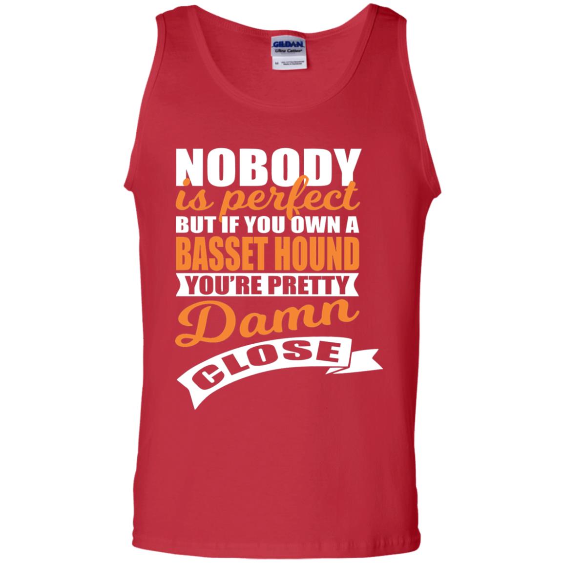 Basset Hound Owner T-shirt Nobody Is Perfect But If You Own A Basset Hound Red