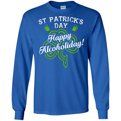 St. Patrick's Day T-shirt Happy Alcoholiday Royal