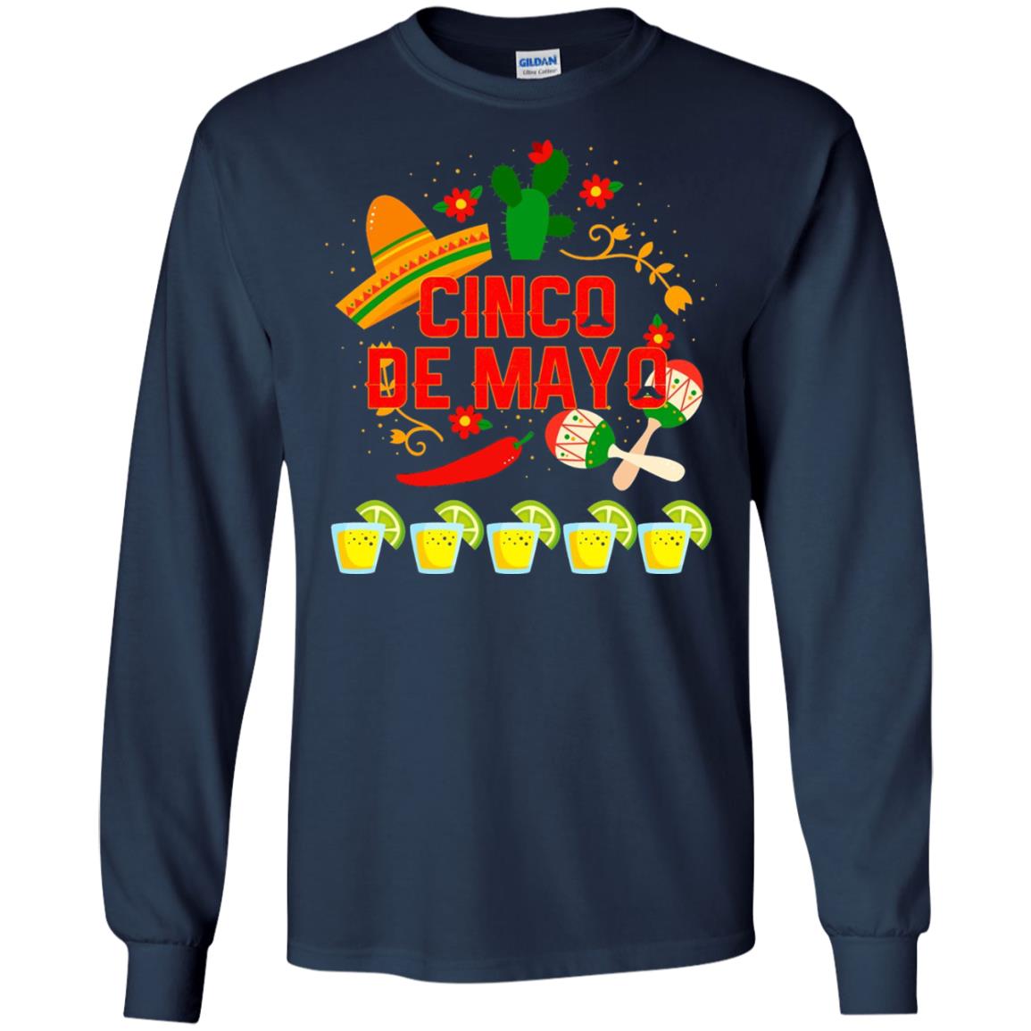 Fiesta Cinco De Mayo T-shirt Cinco De Mayo Navy