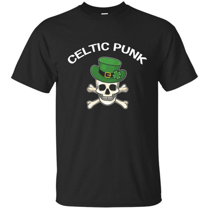 Celtic Punk Rock Irish St. Patrick_s Day T-shirt Black