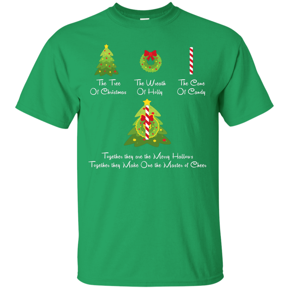 The Tree Of Christmas T-Shirt Irish Green