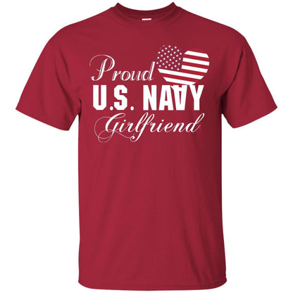 Pride U.s. Army Shirt Proud Navy Girlfriend Heart Cardinal