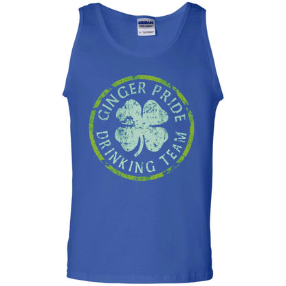 Funny Ginger Pride Drinking Team Irish T-shirt Royal