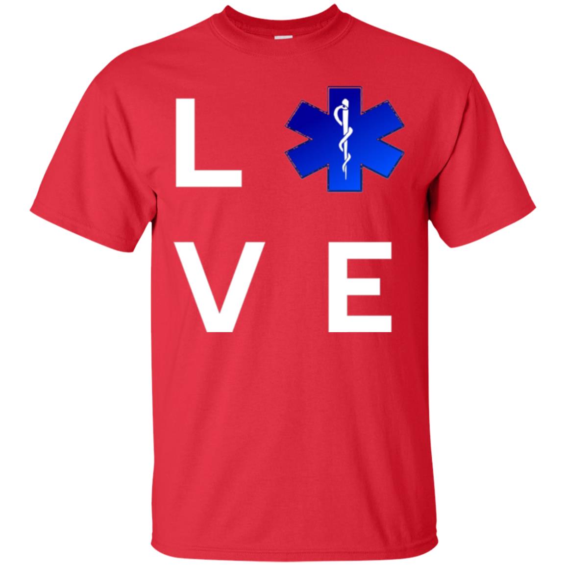 Love Star Of Life Ems T-shirt Red