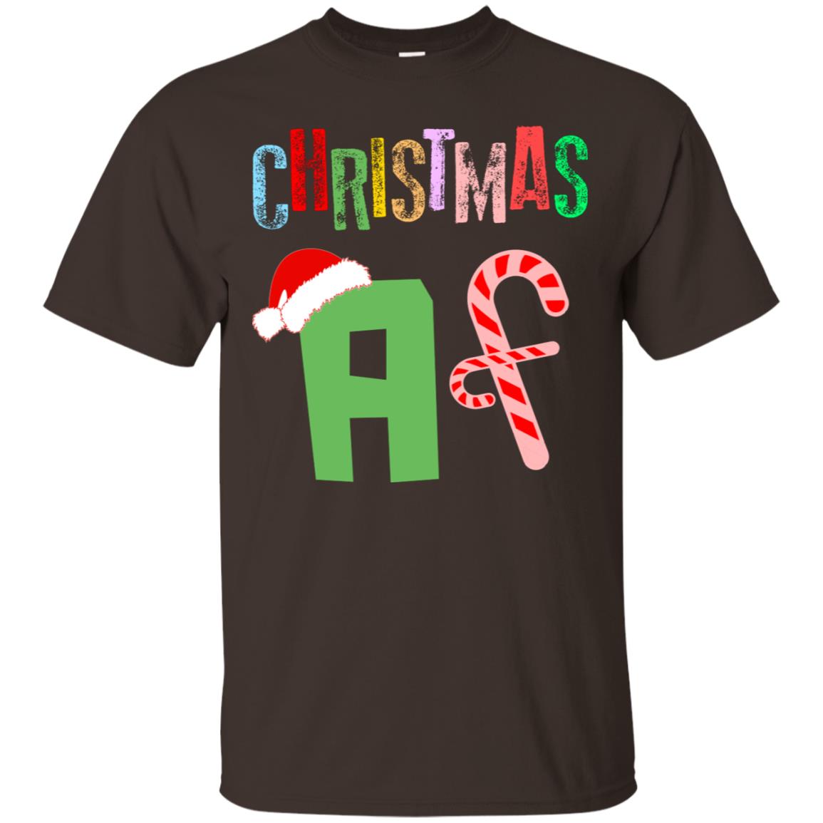 Chrismas Af X-mas Gift Shirt For Mens Or Womens Dark Chocolate