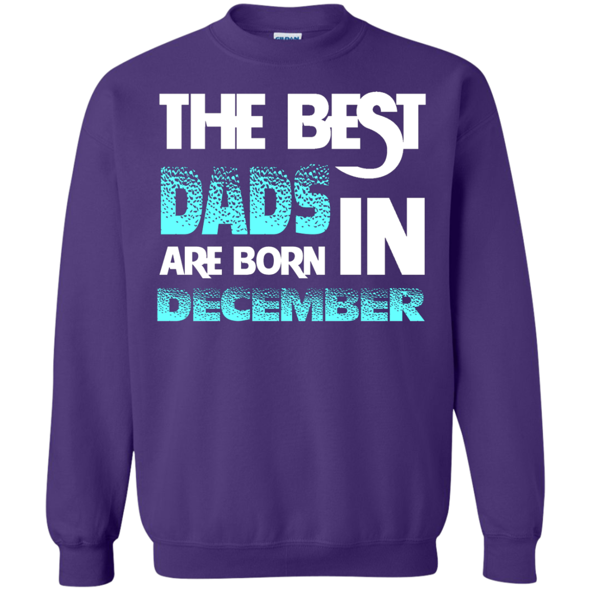 Daddy T-shirt The Best Dads Are Born In December Purple