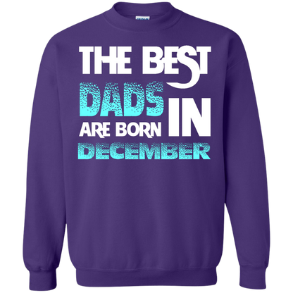 Daddy T-shirt The Best Dads Are Born In December Purple