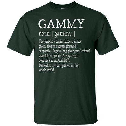 Gammy Definition Nana T-shirt Forest