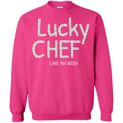 Lucky Chef Like An Irish Shamrock Saint Patrick's Day T-shirt Heliconia