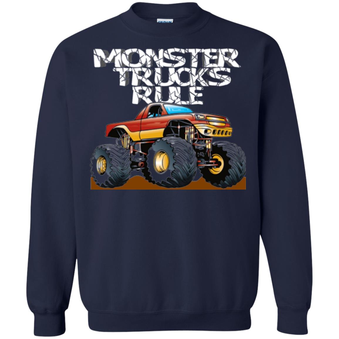 Monster Trucks Rule T-shirt Navy