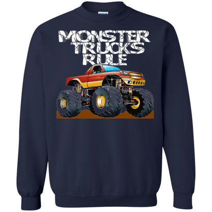 Monster Trucks Rule T-shirt Navy