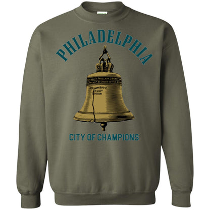 Football T-shirt Philadelphia City Of Champions Military Green
