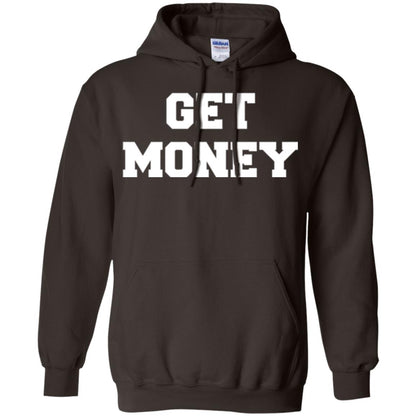 Motivational Quote T-shirt Get Money Dark Chocolate