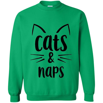 Cats And Naps Lovers T-shirt Irish Green