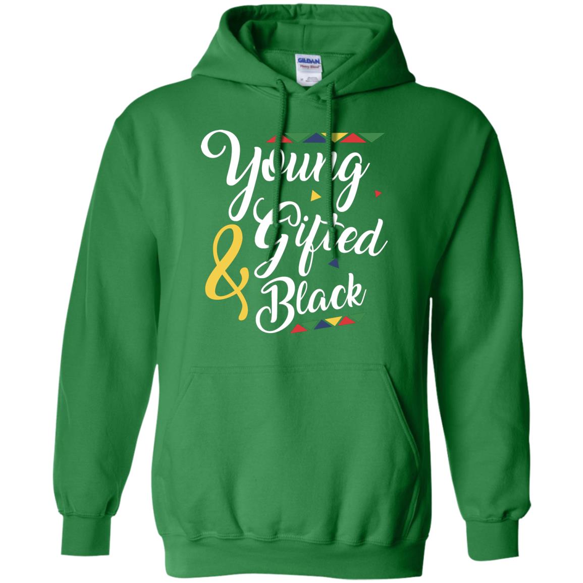 African American T-shirt Young Gifted And Black Irish Green