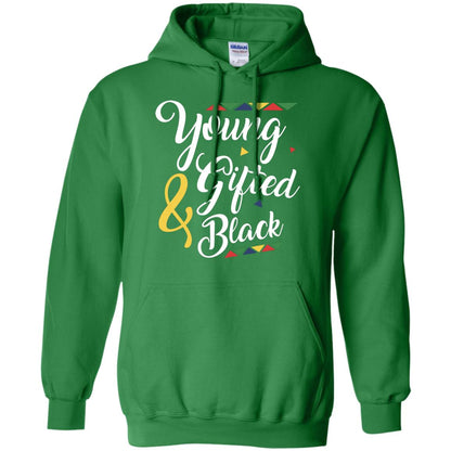 African American T-shirt Young Gifted And Black Irish Green