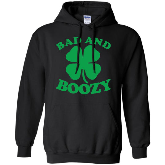 Bad And Boozy Saint Patricks Day T-shirt Black