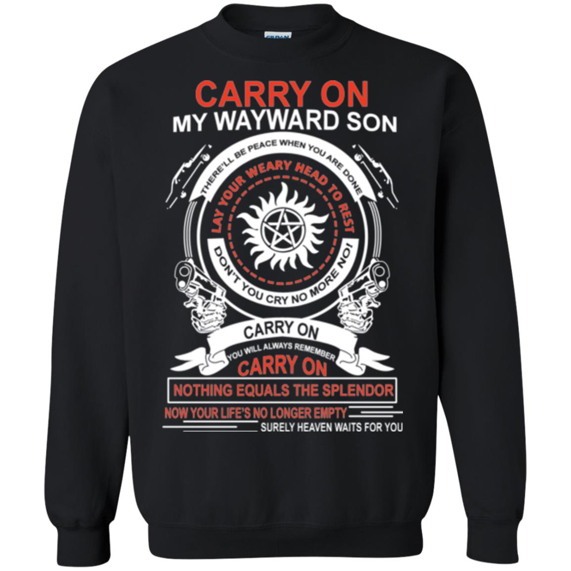 Carry On My Wayward Sonthere Will Be Place When You Are Done Black