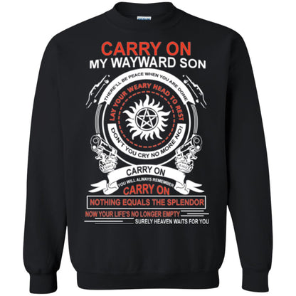 Carry On My Wayward Sonthere Will Be Place When You Are Done Black