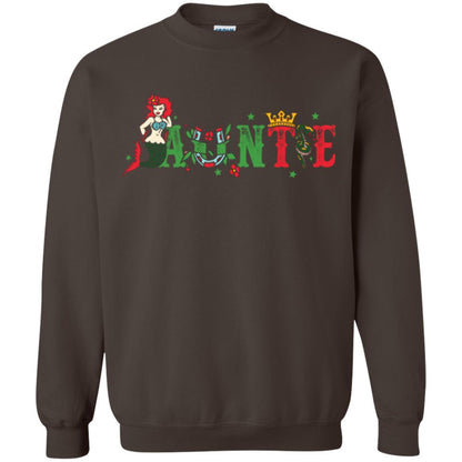 Aunt T-shirt Mermaid Auntie T-shirt Dark Chocolate
