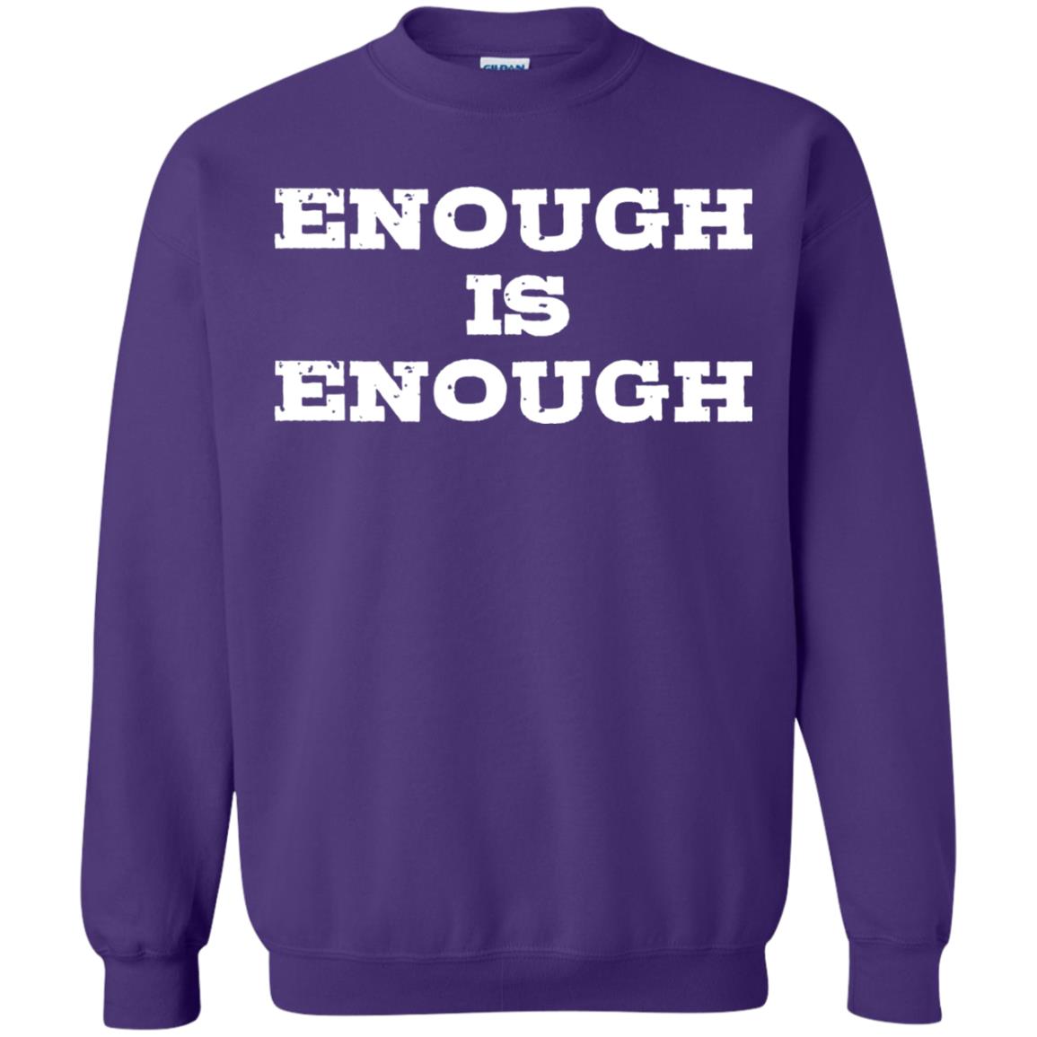Enough Is Enough Gun Control T-shirt Purple