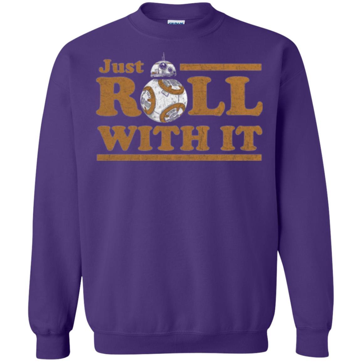 Movie T-Shirt Just Roll With You Purple
