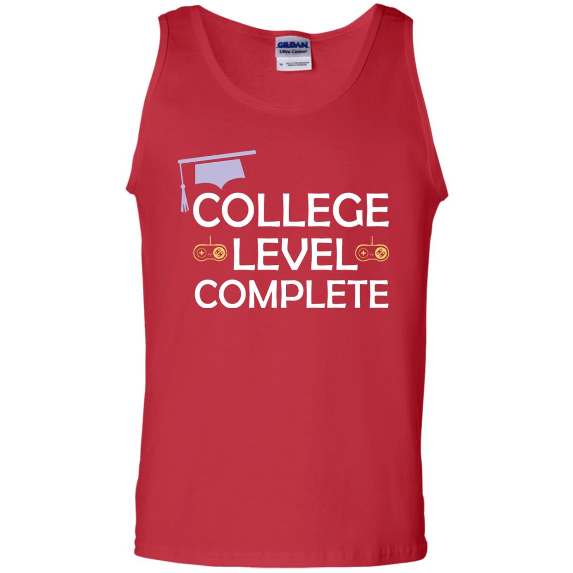 College Level Complete Funny College Graduation Shirt Red
