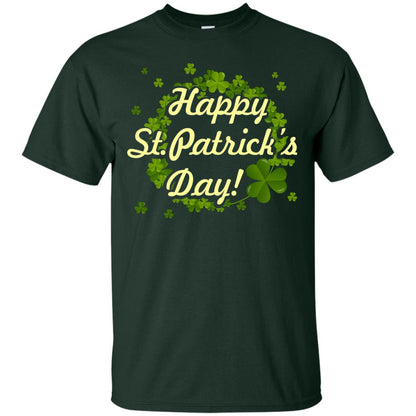 Happy St.patricks Day Shamrocks T-shirt Forest