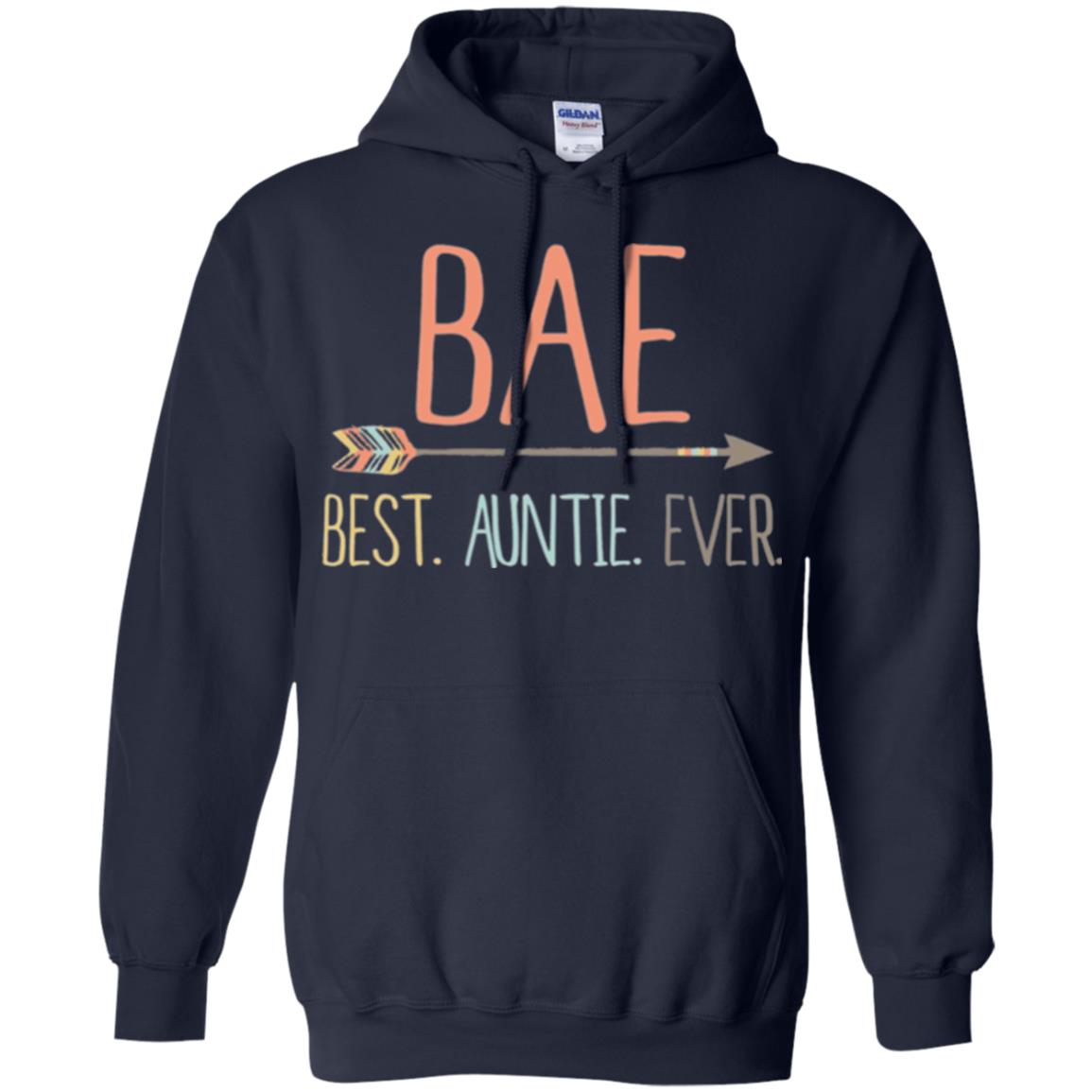 Bae T-shirt Best Auntie Ever Navy