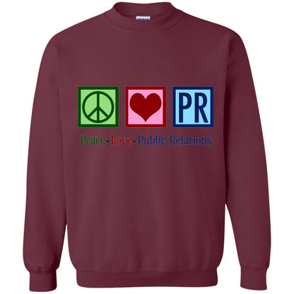 Cool Pr Public Relations T-shirt Maroon