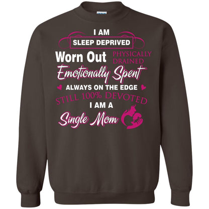Always On The Edge Still 100_ Devoted I Am A Single Mom Dark Chocolate