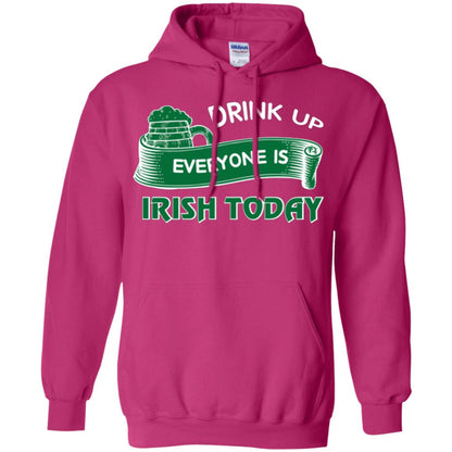 St. Patrick's Day T-shirt Drink Up Everyone Is Irish Today Heliconia