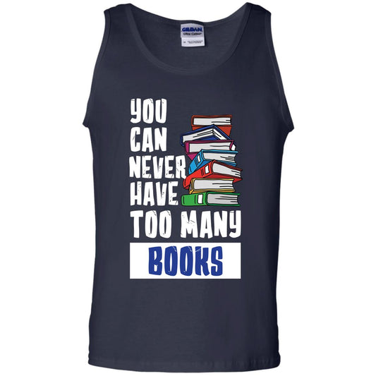 You Can Never Have Many Books Shirt Navy