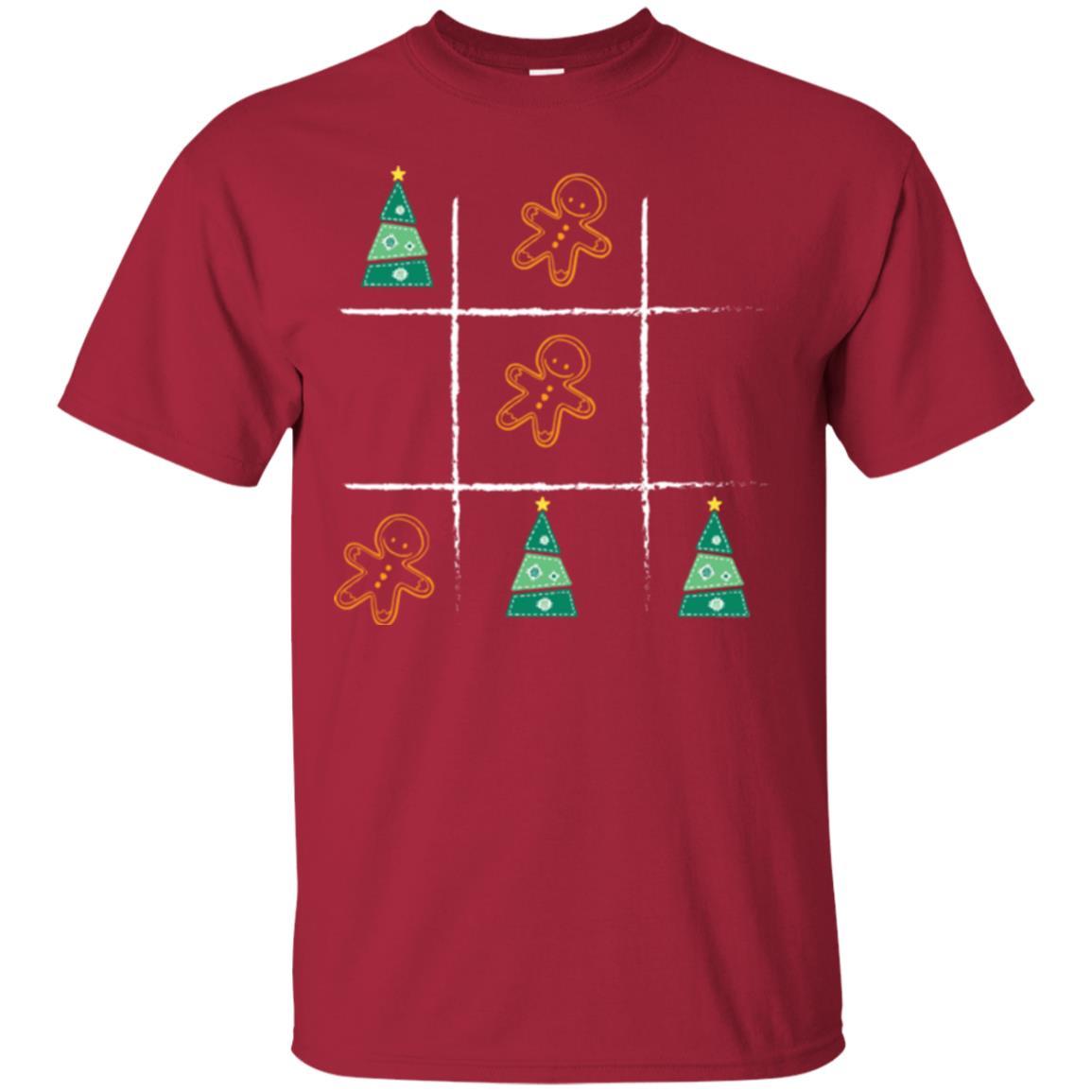 Christmas T-shirt Tic Tac Toe Board Game Cardinal