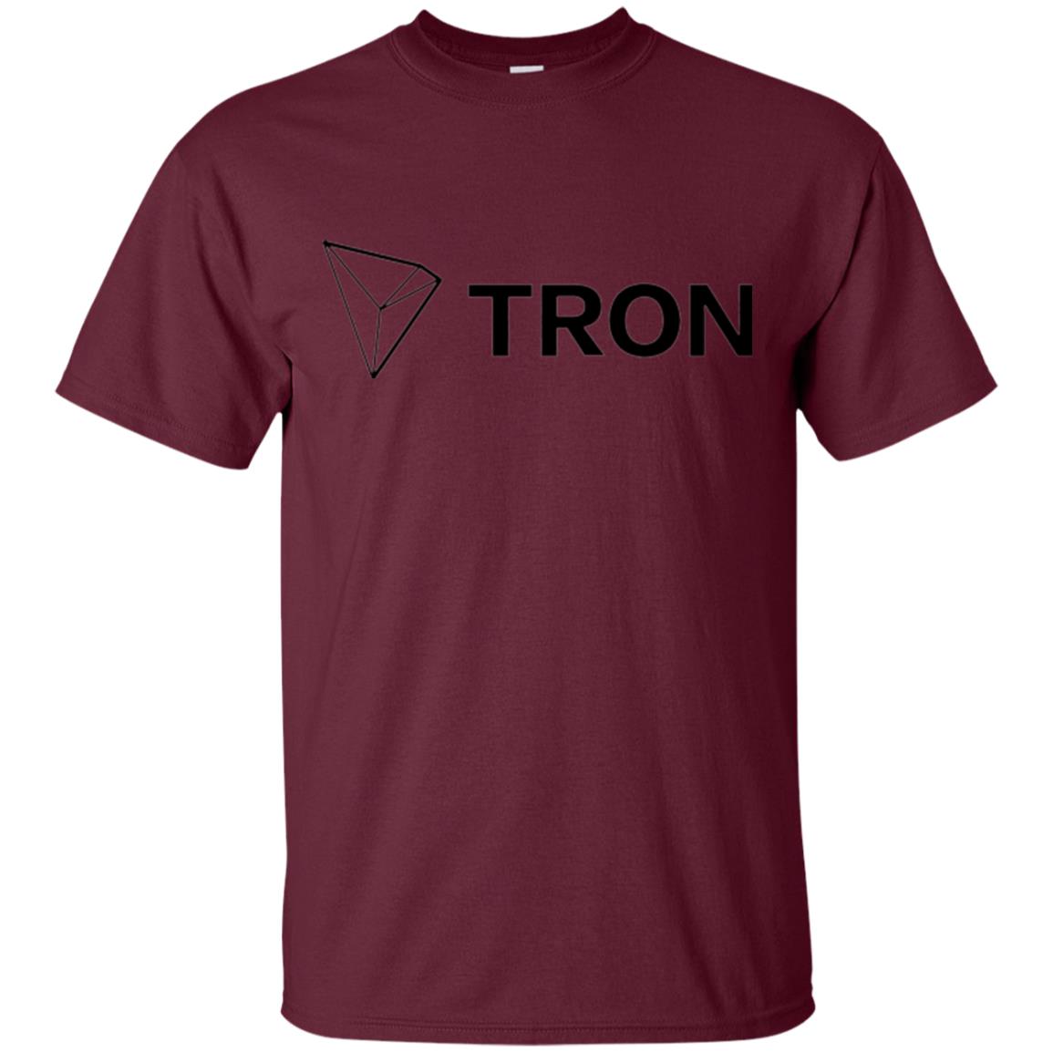 Tron Trx Cryptocurrency T-shirt Maroon
