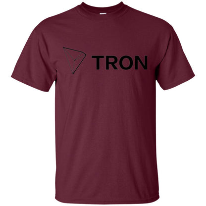 Tron Trx Cryptocurrency T-shirt Maroon