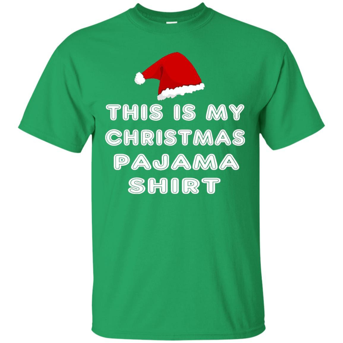 Christmas T-shirt This Is My Christmas Pajama Shirt Irish Green