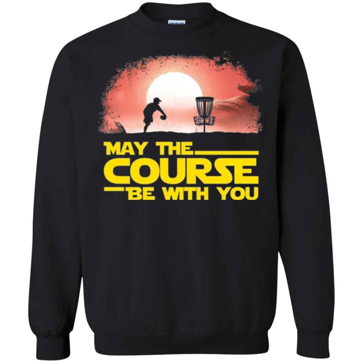 May The Course Be With You T-shirt Black